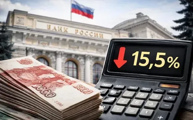 ЦБ снизил ключевую ставку до 15,5% годовых