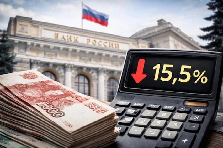 ЦБ снизил ключевую ставку до 15,5% годовых