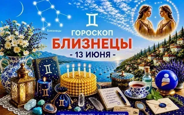 Гороскоп для рождённых 13 июня — свой свет