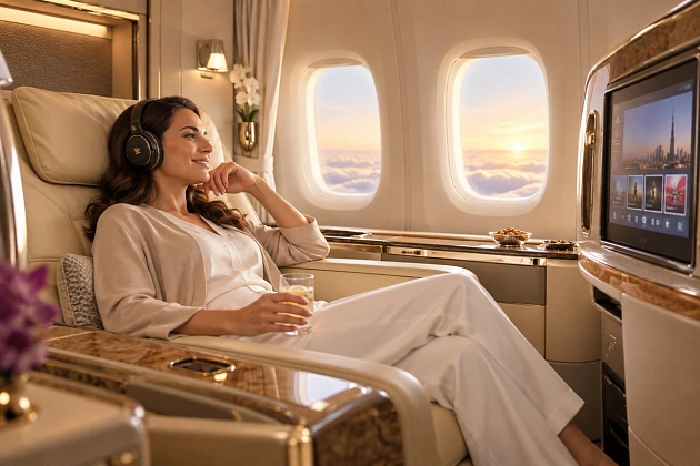 Emirates признали лучшей за развлечения на борту