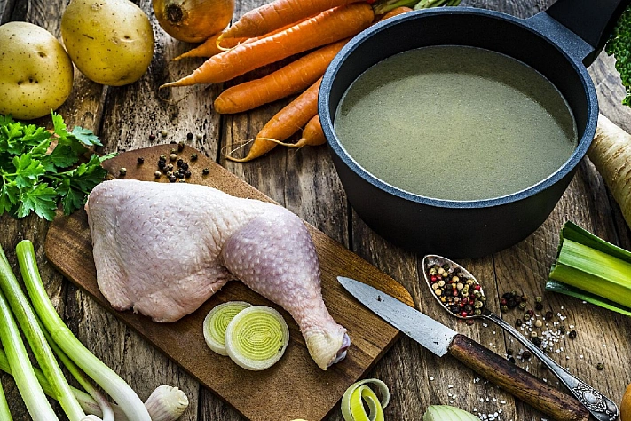 В чём польза куриного бульона