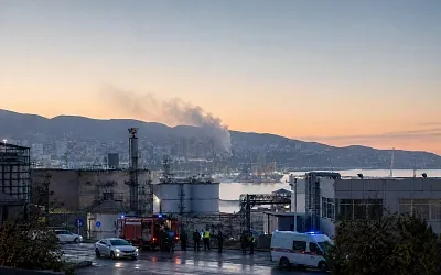 Обломки БПЛА упали на два предприятия в Новороссийске