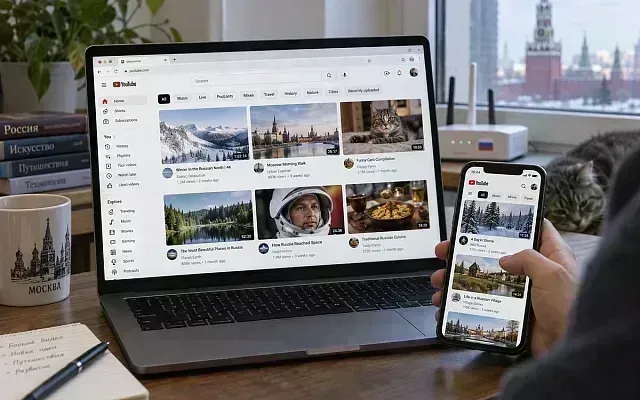 Россияне стали смотреть YouTube на 24% дольше