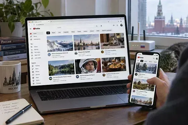 Россияне стали смотреть YouTube на 24% дольше