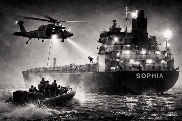 США заявили о захвате танкера Sophia в Карибском море