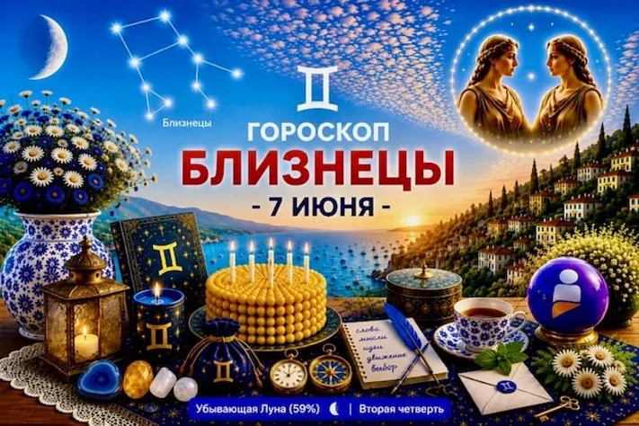 Гороскоп для рождённых 7 июня — человек, которому нужно беречь свой внутренний ритм