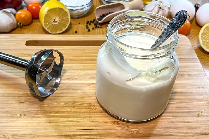 Простой рецепт домашнего майонеза за 5 минут