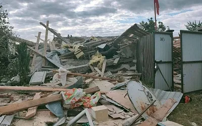 В Шебекино мужчина взорвал свой дом в ходе обыска