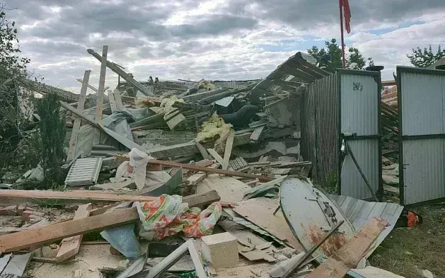 В Шебекино мужчина взорвал свой дом в ходе обыска