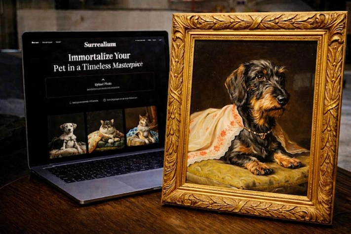 Портрет для собаки в стиле старых мастеров