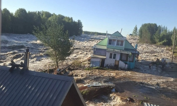 В Карелии прорвало дамбу на Беломоро-Балтийском канале