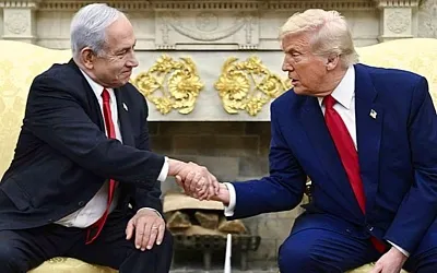Встреча Дональда Трампа и Биньямина Нетаньяху в Белом доме