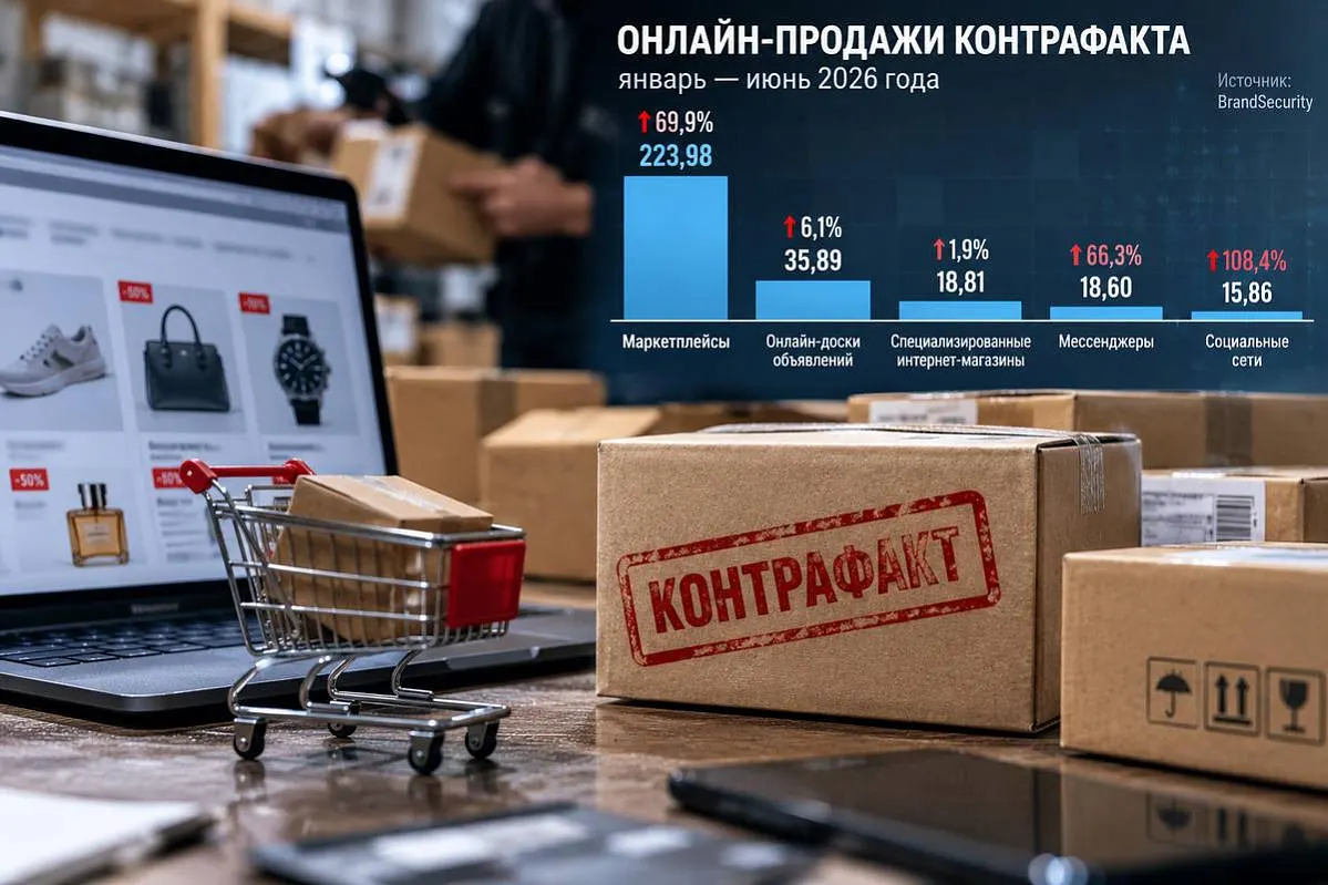 Число выявленных продаж контрафакта выросло на 57%