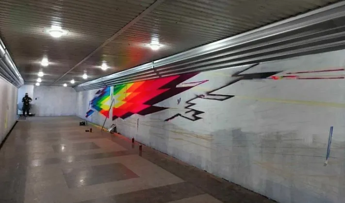 Губернатор согласовал нанести граффити по мрамору