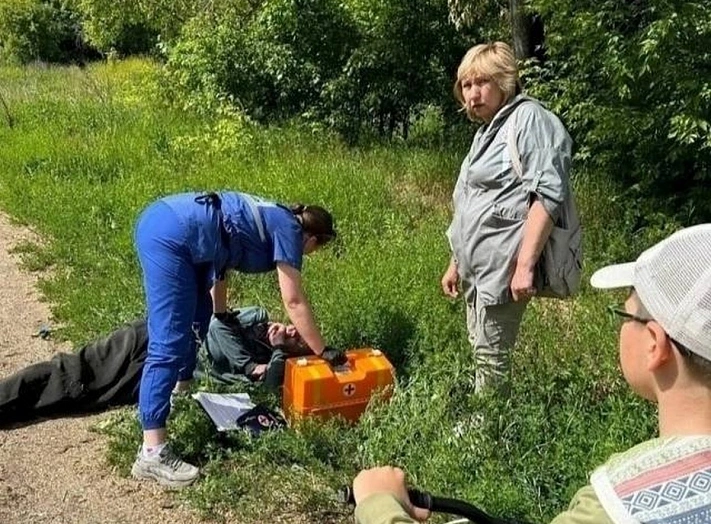 В Подмосковье мальчик спас на велопрогулке пожилого человека