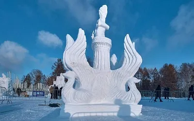В Новосибирске завершился фестиваль снежных скульптур