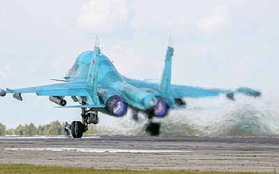 Су-34 потерпел крушение в Волгоградской области