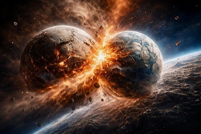 астрономы увидели последствия гигантского удара у звезды hd 172555 