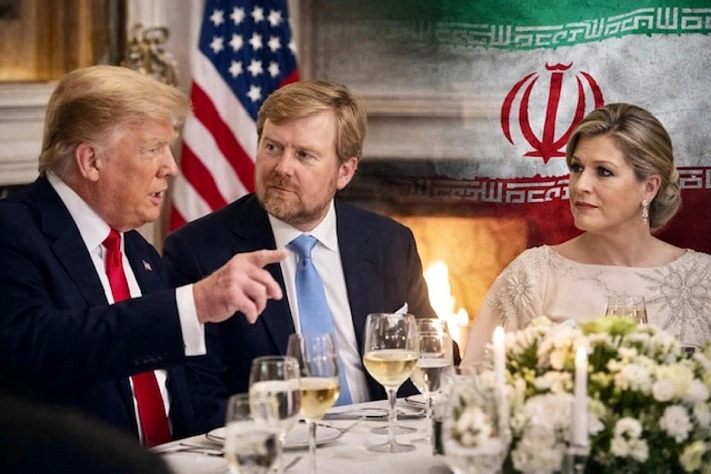 Трамп дал понять нидерландским монархам, что Иран будут дожимать