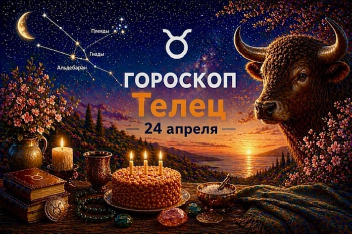 Гороскоп для рождённых 24 апреля и день, когда спокойная сила выбирает своё