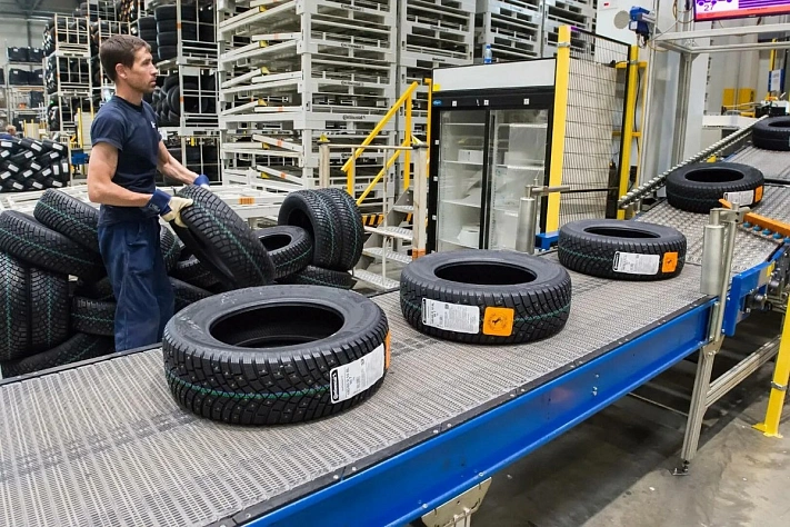 Производство легковых шин в России сократилось на 23%
