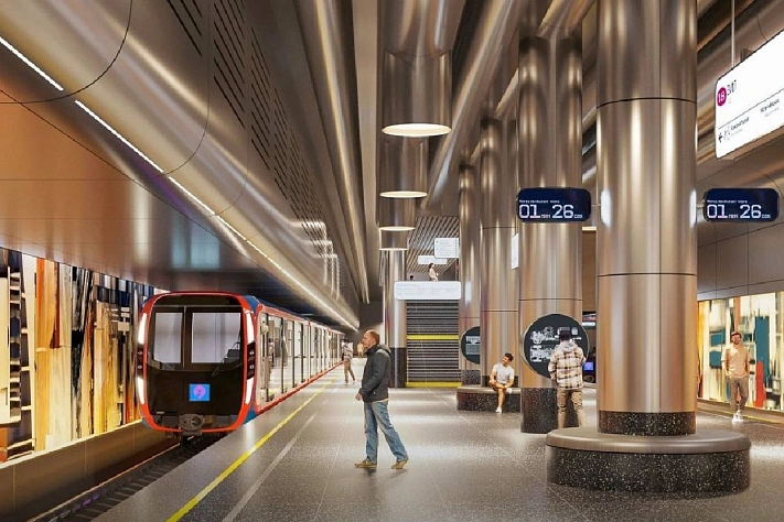 Станция метро «ЗИЛ» на Бирюлёвской линии обрела архитектурный облик