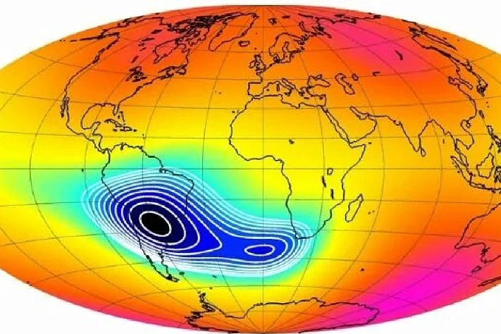 На Земле фиксируют рост гигантской аномалии в магнитном поле