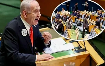 Делегаты покидали зал во время речи Нетаньяху на ГА ООН