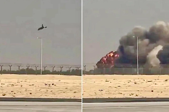 Индийский истребитель Tejas разбился на авиашоу в Дубае