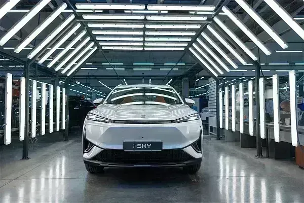 В Липецкой области стартовало производство электрокроссовера Evolute i-Sky