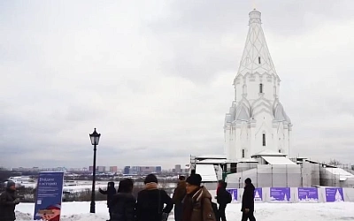 Завершена реставрация фасадов знаменитой церкви Вознесения Господня