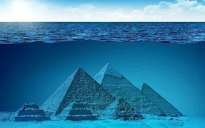 Сфинкс и пирамиды Гизы месяц находились на морском дне