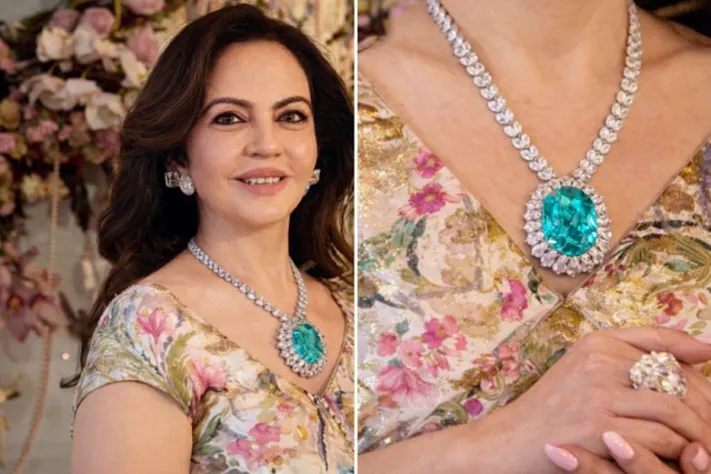 Нита Амбани и ожерелье, которое светится изнутри
