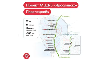 В Москве приостановлены работы по проектированию всех объектов МЦД-5