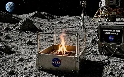 Как будет гореть огонь на Луне — NASA готовит эксперимент