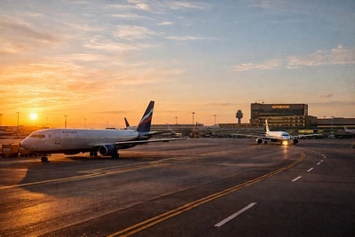 Аэропорты Москвы временно работают с ограничениями