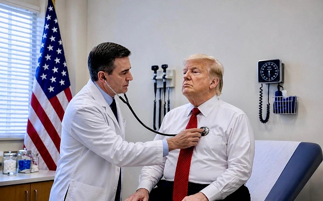 Врач Белого дома снова назвал Трампа здоровым