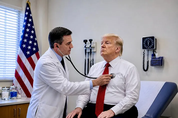 Врач Белого дома снова назвал Трампа здоровым