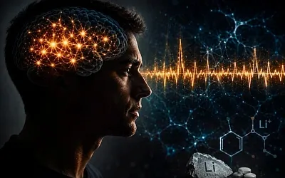 Литий изменяет сигналы мозга, связанные с риском самоубийства