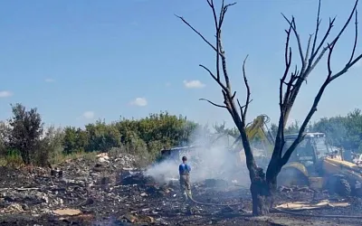 Пожар под Самарой уничтожил «цыганский табор»: сгорело шесть самостроев