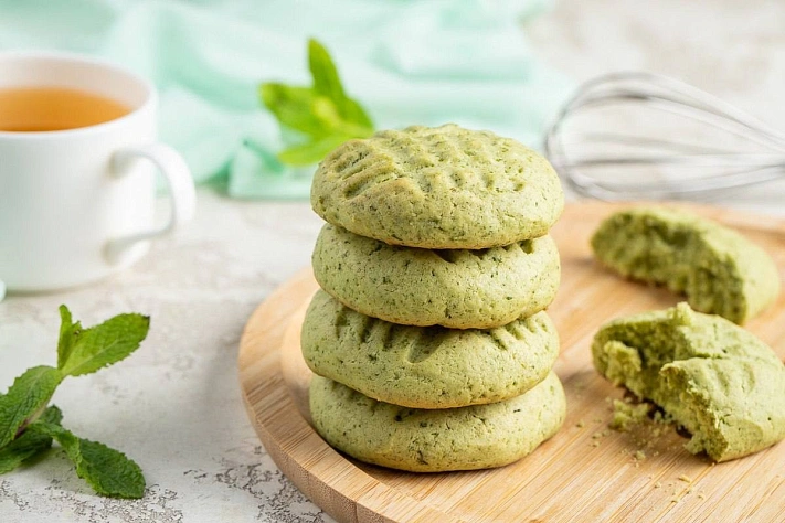 Домашнее мятное печенье: освежающий десерт к чаю