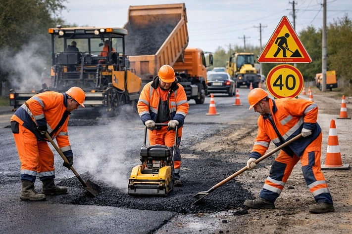 Дон Кихот из Кузбасса заставил власти отремонтировать дороги и остановку