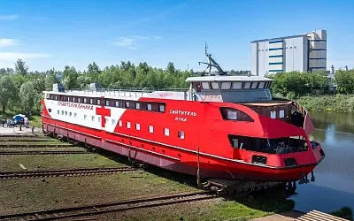 В Коломне построили первый плавучий госпиталь