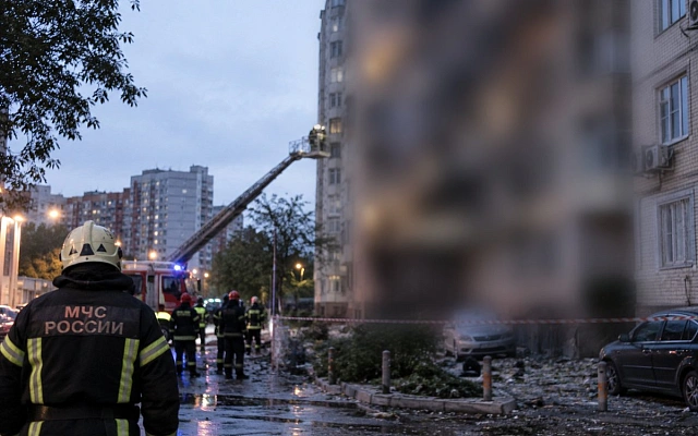 После атаки БПЛА в Ростове пострадали четыре человека