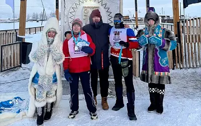Бегуны покорили якутский марафон при –41°C