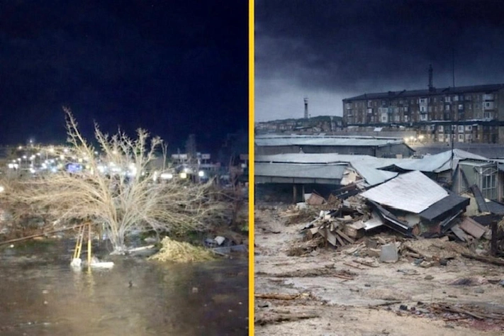 После прорыва дамбы в Дагестане погибли два человека