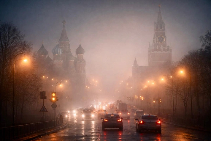 Туман на 2 марта заставит Москву ехать медленнее