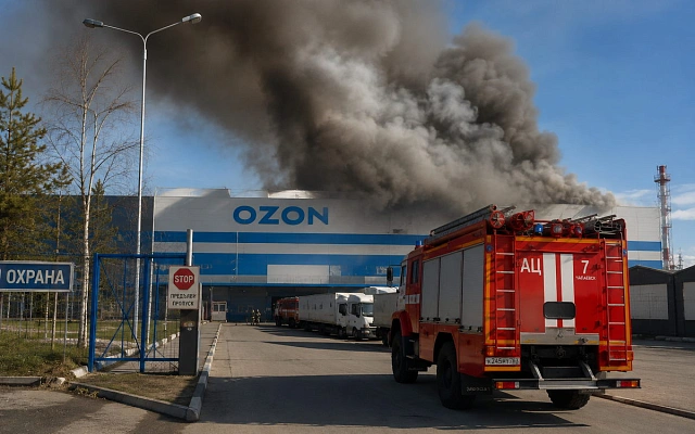 Ozon остановил склад в Самарской области после атаки