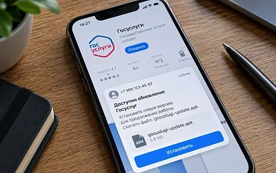 Мошенники маскируют вирусы под обновление «Госуслуг»