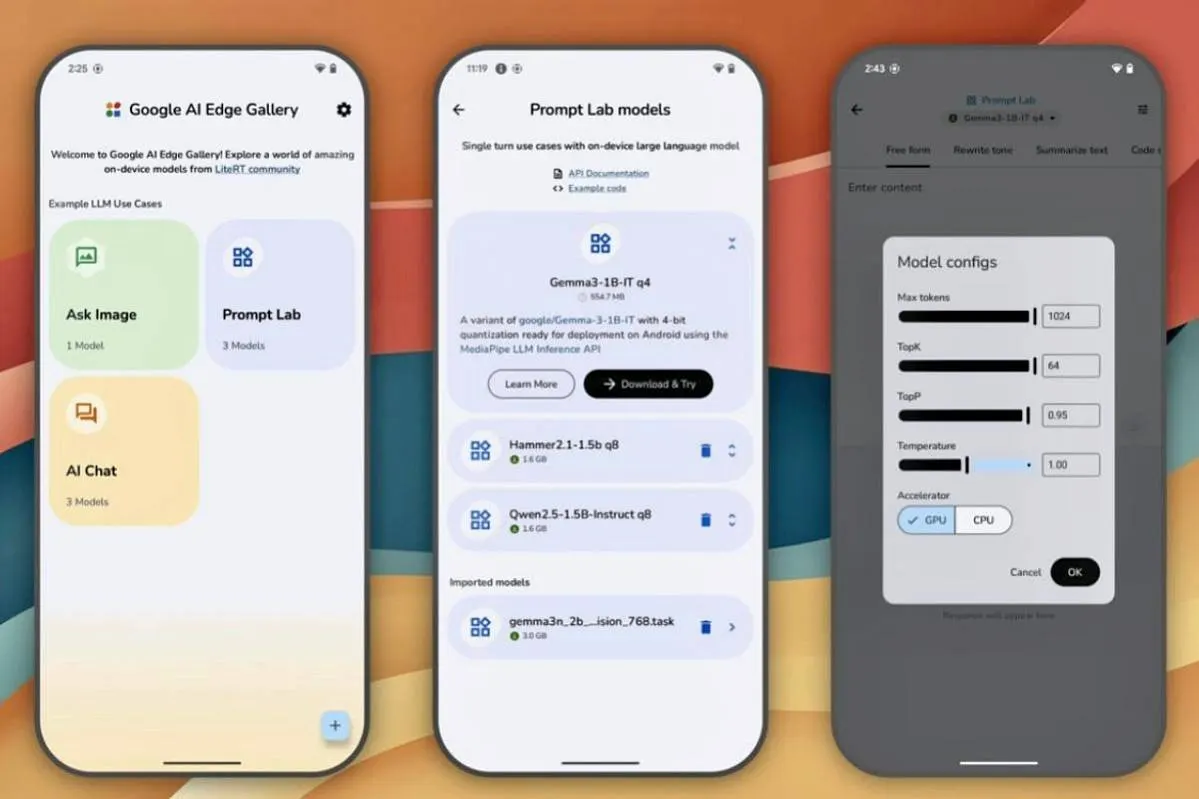ИИ на смартфоне без интернета: Google запускает AI Edge Gallery